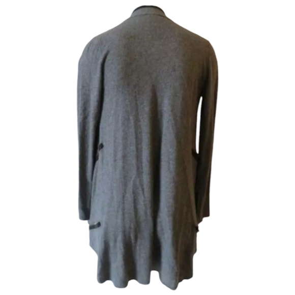 Jamison Waterfall Wool Boho Lux Cashmere Cardigan With Zipper Detailing - Womens - Picture 3 of 8